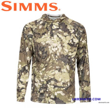 Худи Simms SolarFlex Hoody Print Riparian Camo